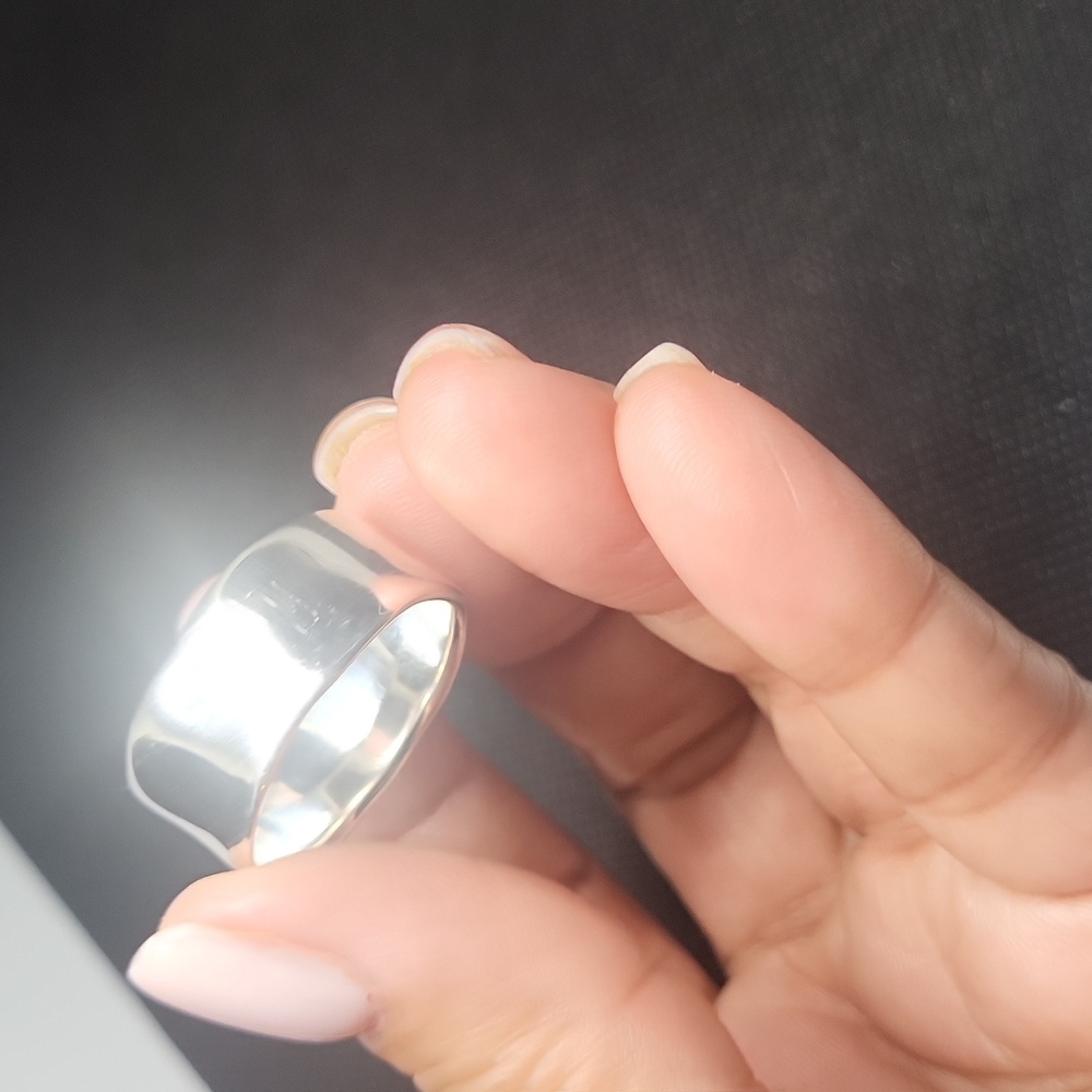 Monica Vinader Silver Ring.Siren Muse Bold Ring. Original Pack. Like New. #47 - Picture 7 of 7